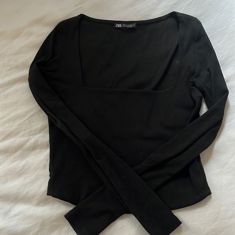 Zara Square Neck Top